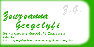 zsuzsanna gergelyfi business card